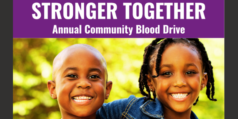 Stronger Together- Annual Community Blood Drive